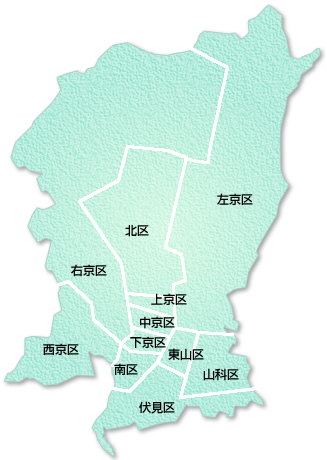 京都市概略図